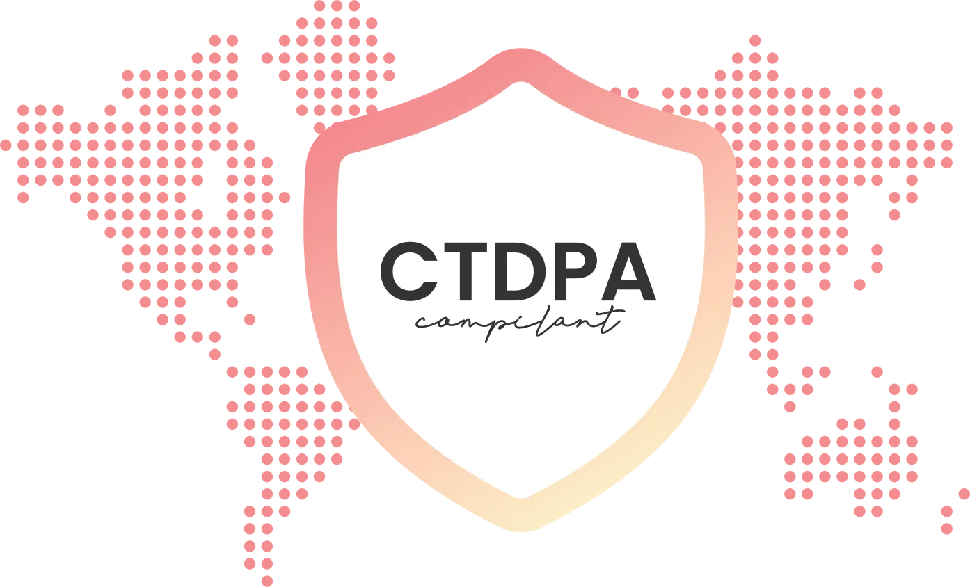 CTDPA compliant shield badge